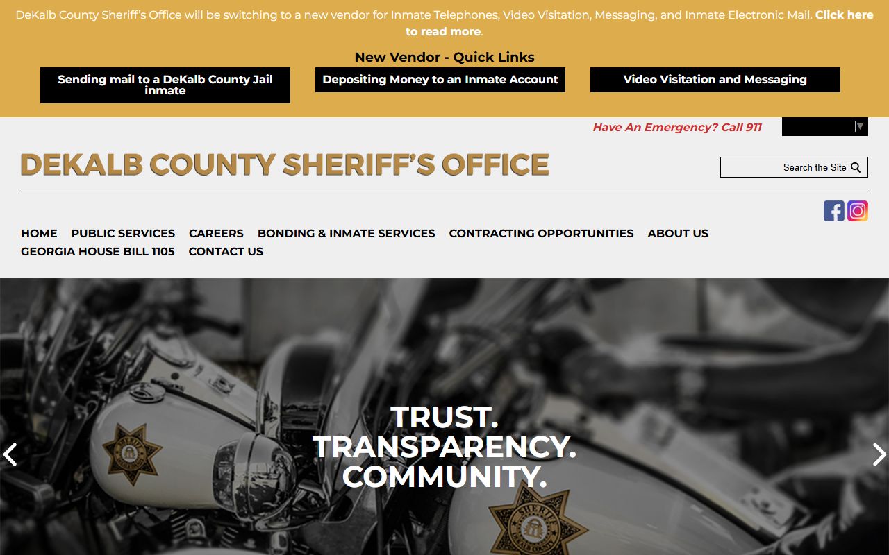 DeKalb County recent arrests sheriff website