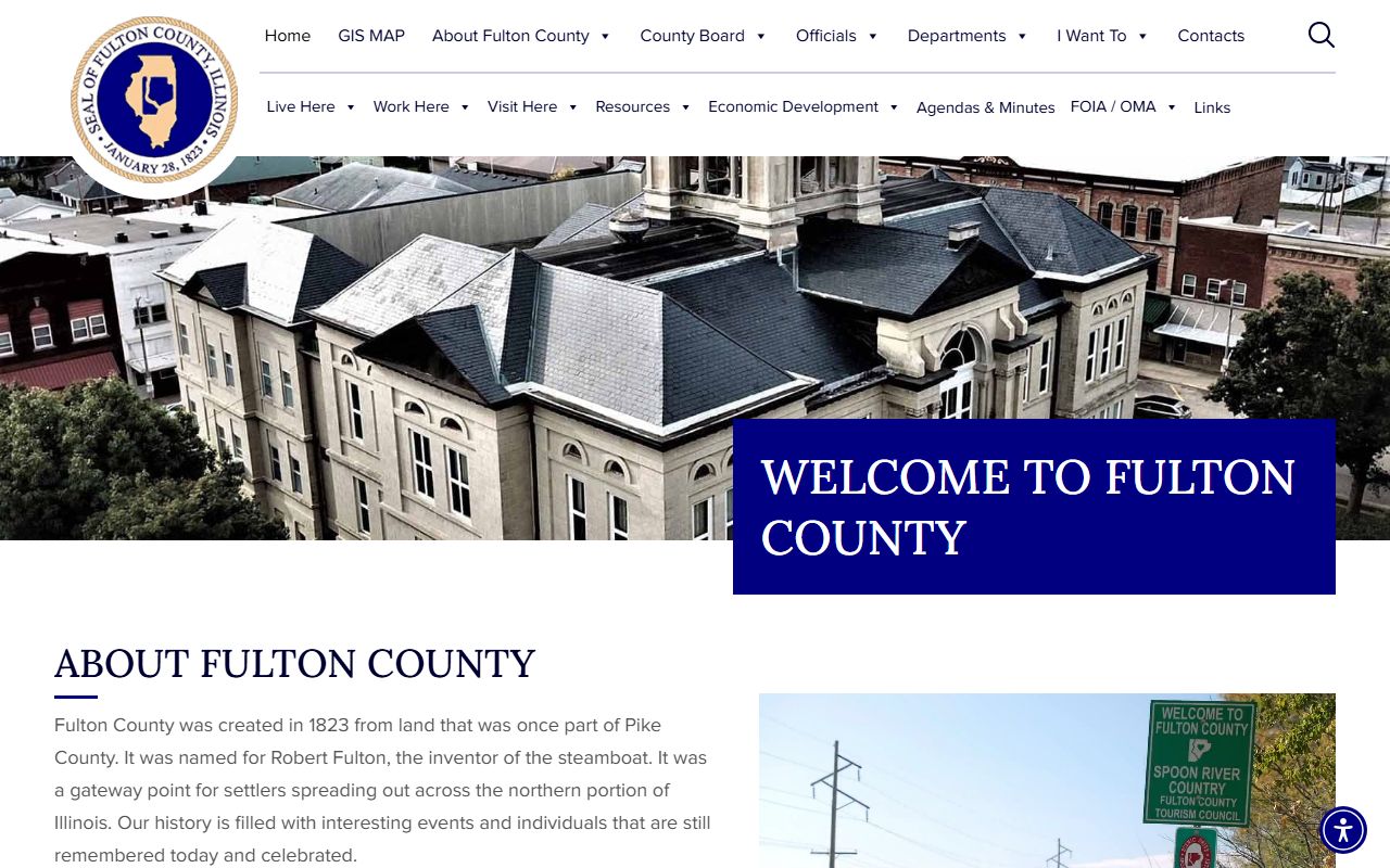 Fulton County government website for recent arrests information