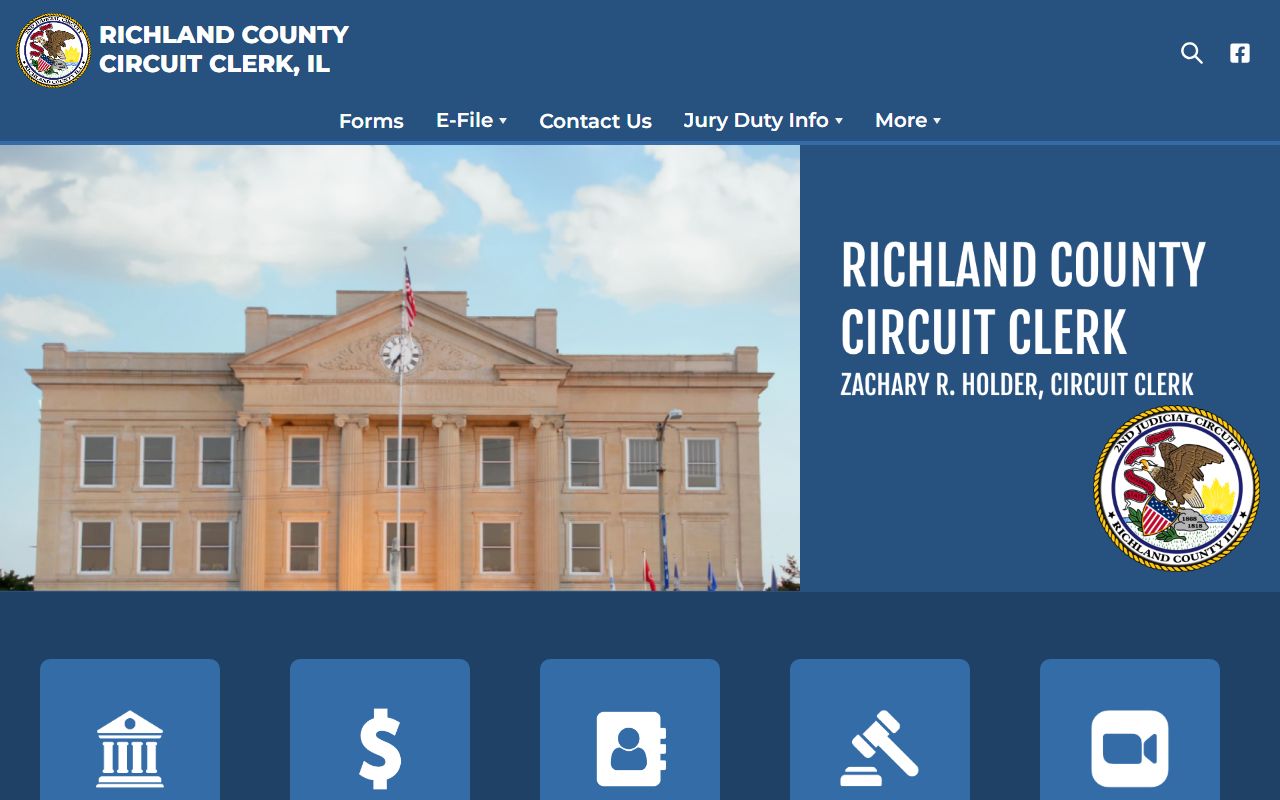 Richland County Circuit Clerk website for criminal case records